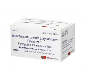 Эрвиназа (Erwinase) Аспарагиназа (Asparaginase) 10000 МЕ (IU) 5 шт. во флак. Европа